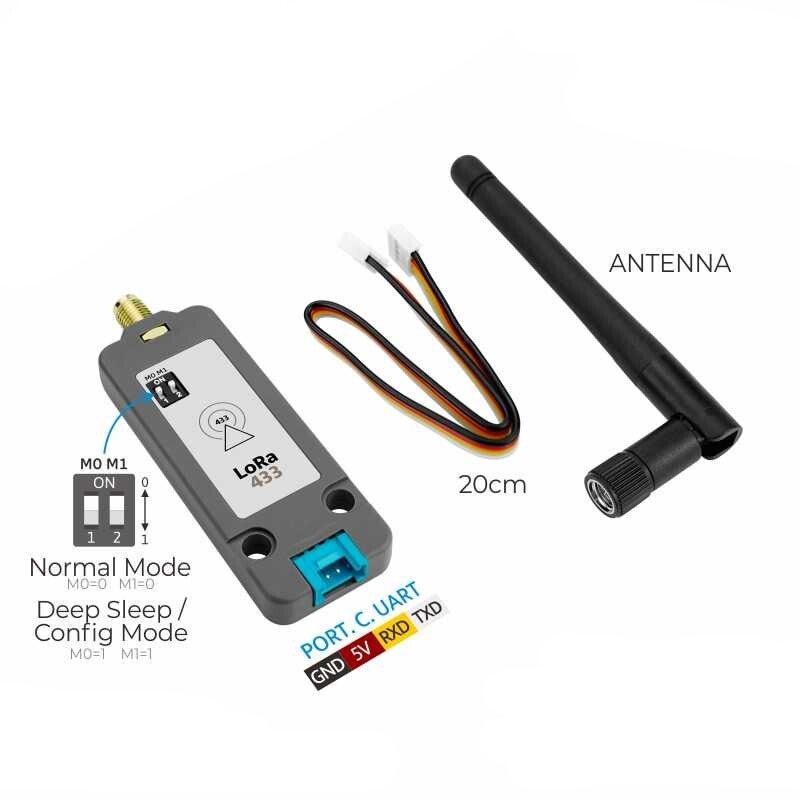 M5Stack LoRa E220 Communication Unit 433MHz LLCC68 Support LoRa Module