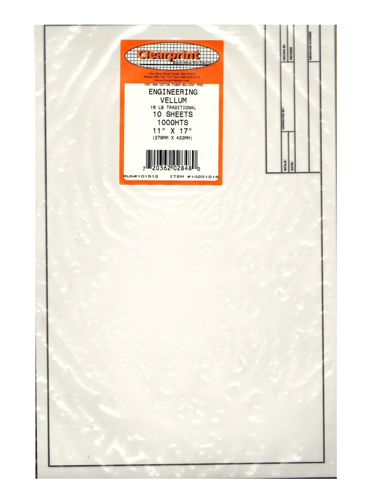 Clearprint Engineering Vellum