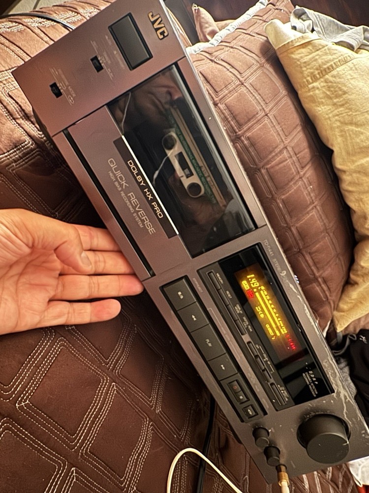 JVC TD-R441 CD Direct Auto reverse Stereo Cassette Deck Dolby HX PRO