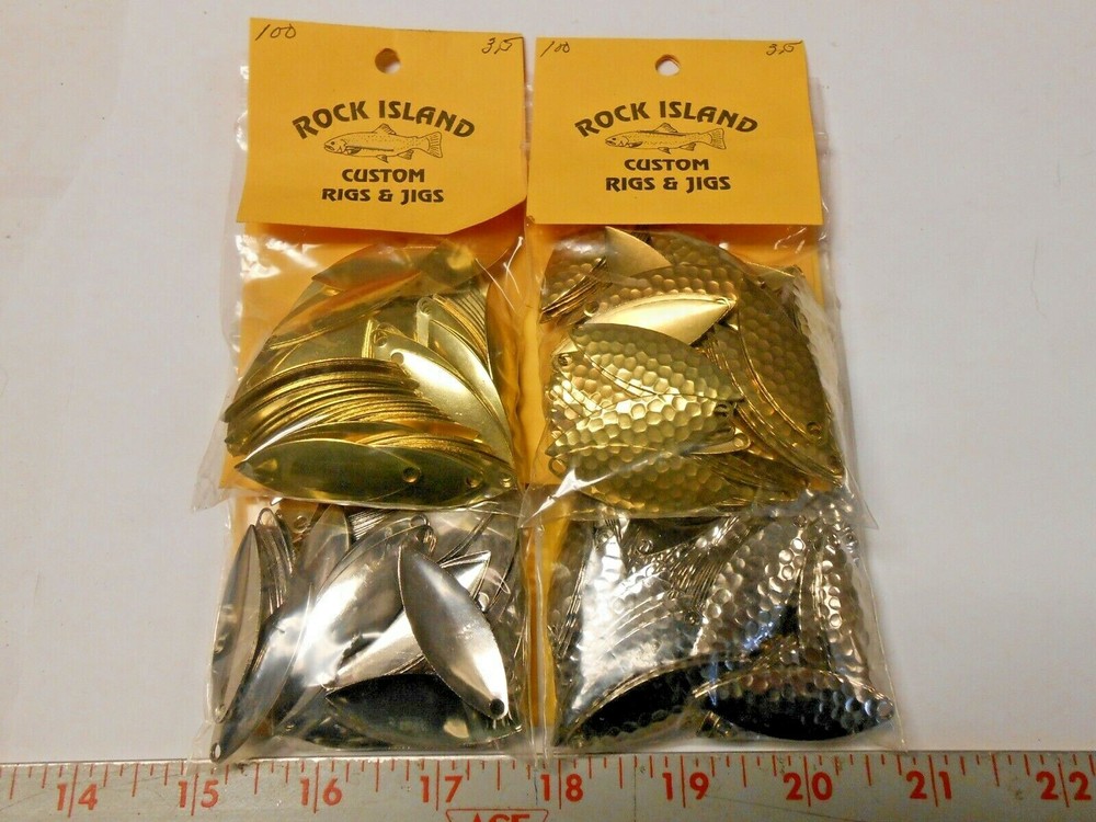 Willow Leaf Spinner Blades  # 3.5 100 ct