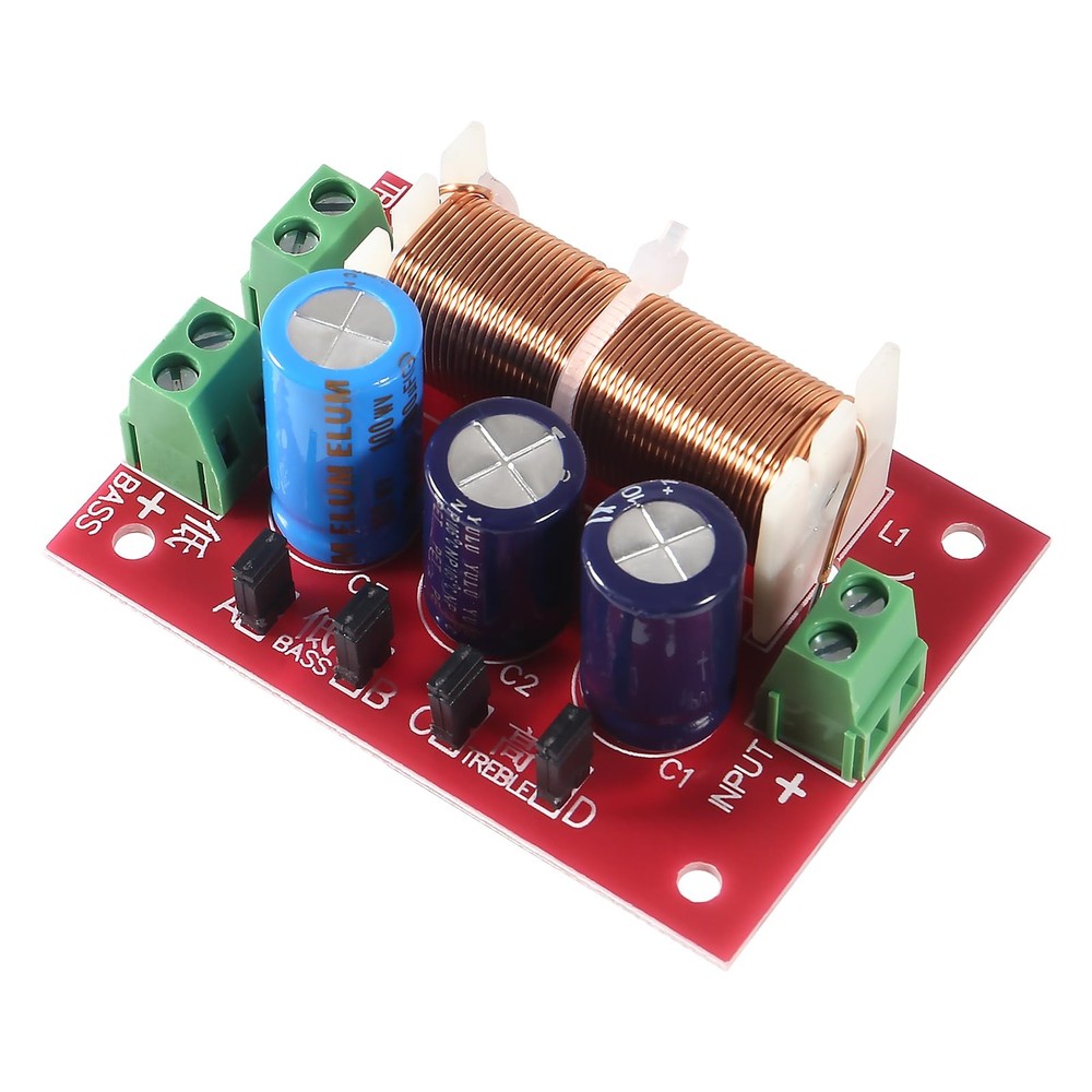 4pcs 400W Adjustable Multi Speaker Treble/Bass 2 Unit Audio Frequency Divider...