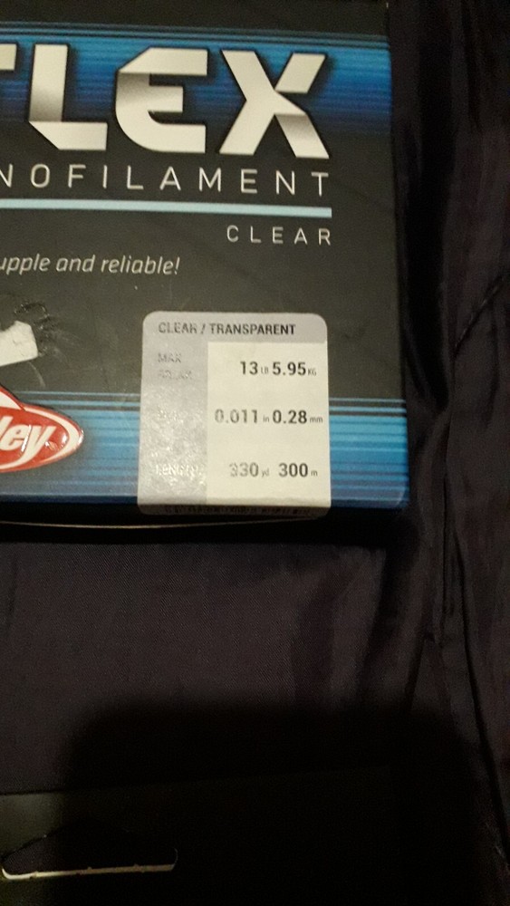 Berkley flex Monofilament 2 Spools Unused.