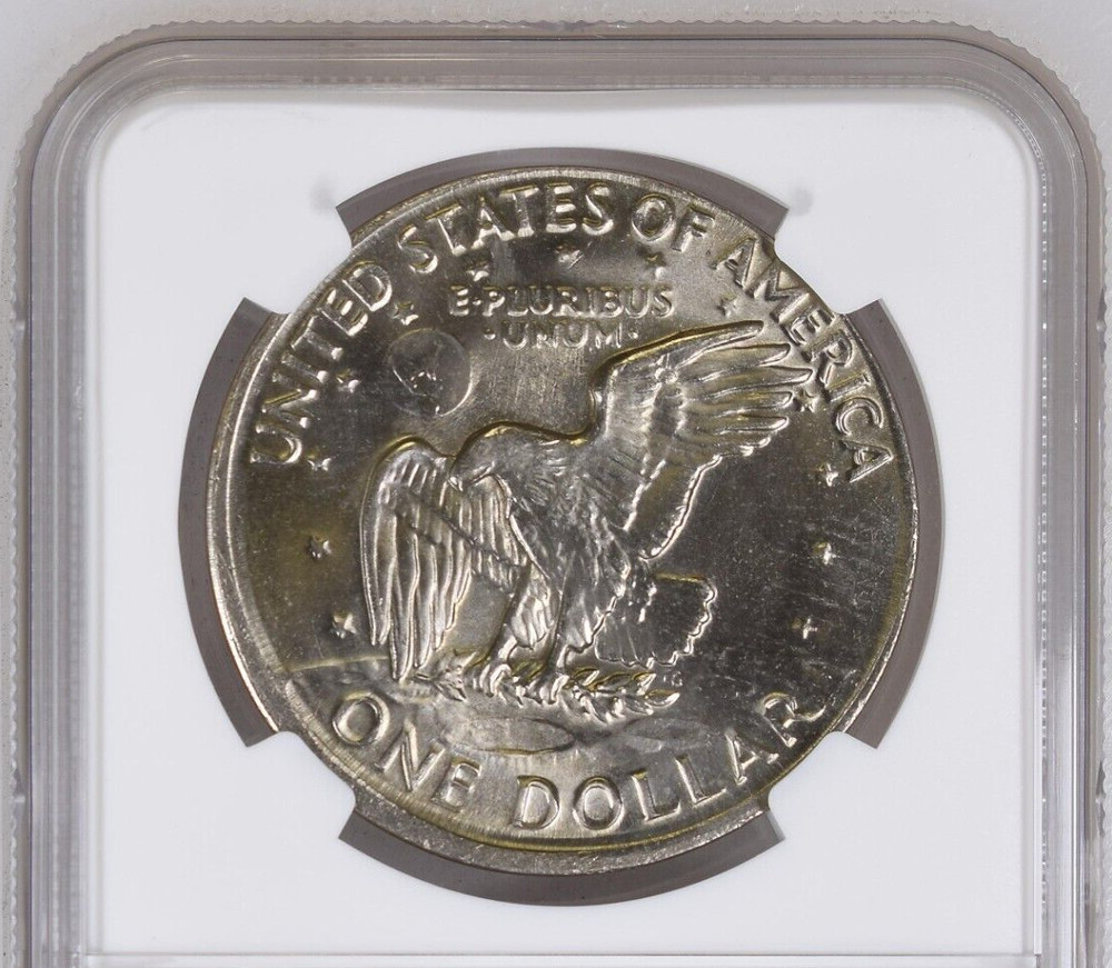 1978 Eisenhower Dollar IKE NGC MS-64 Struck Off Center Mint Error Coin