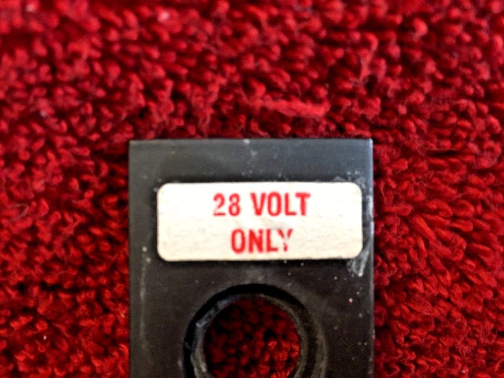 AIRCRAFT LIGHTING PANEL OVERLAY 28 VOLT