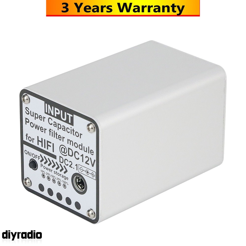 12V 5F Super Capacitor Power Filter Module for Hifi Line Filter EMI Filter DC2.1