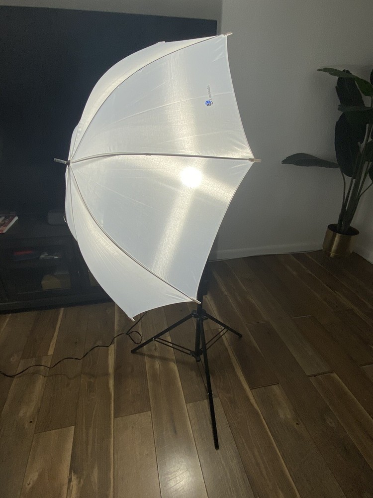 LimoStudio 33-inch Diameter White Umbrella Reflector Diffuser Kit (2 Set)