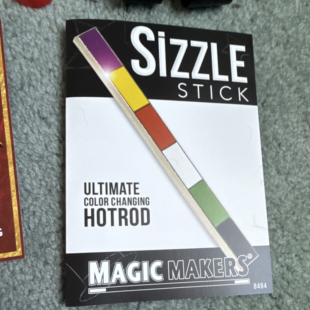 Magic Makers Magic Tricks Box Set Dice Cups Ring Master Sizzle Stick