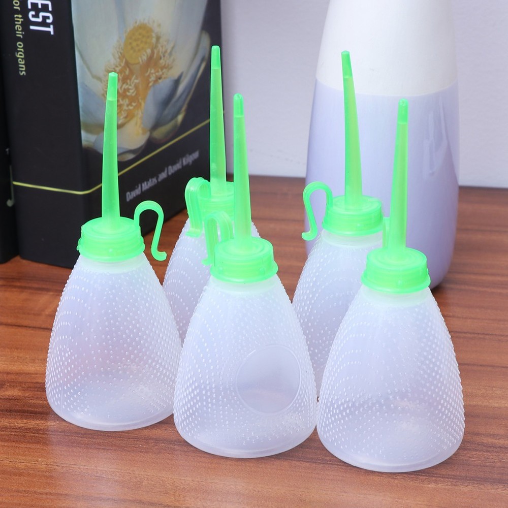 5 Pcs Kitchen Oil Bottle Sewing Machine Tools Bottles for Cleaning