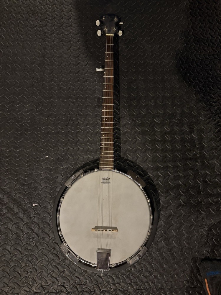 Trinity River 5-String Open Back Banjo Black Brown Type 5-String Banjo
