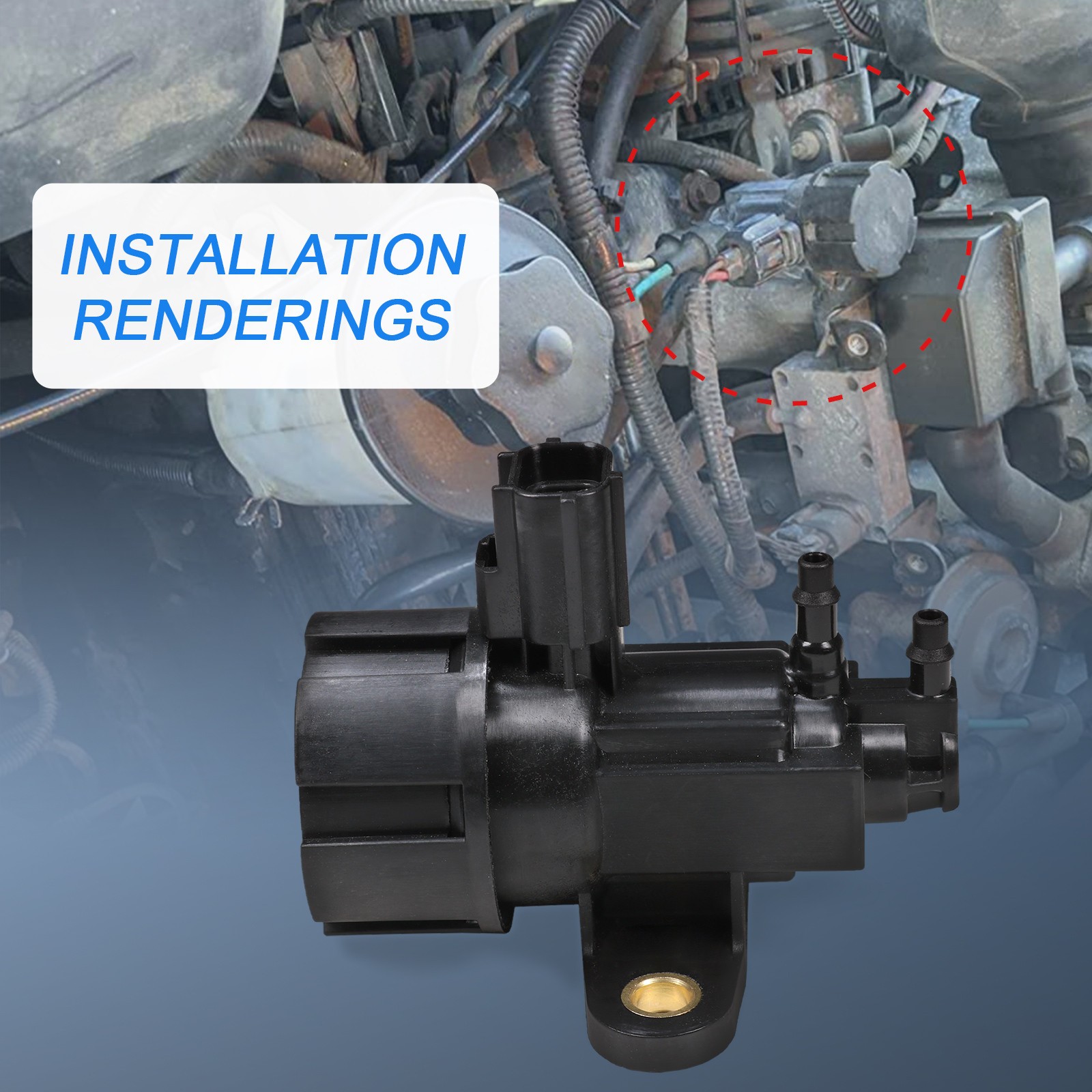 EGR Valve Control Solenoid F63Z9J459AA For Ford Mercury Mazda F57Z9J459C