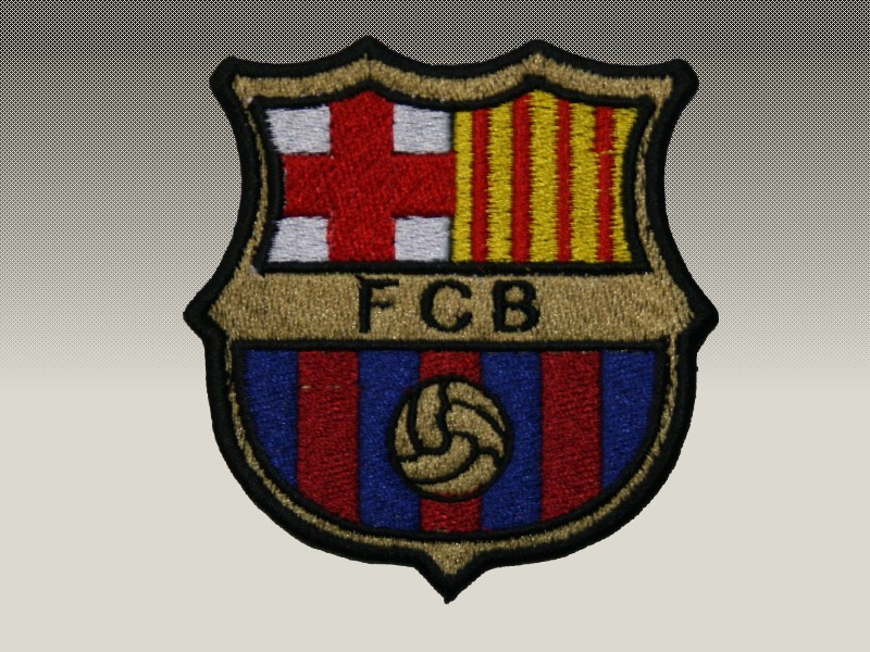 PATCH PATCH NO. 2 BARCELONA HEAT ADHESIVE EMBROIDERED PATCH