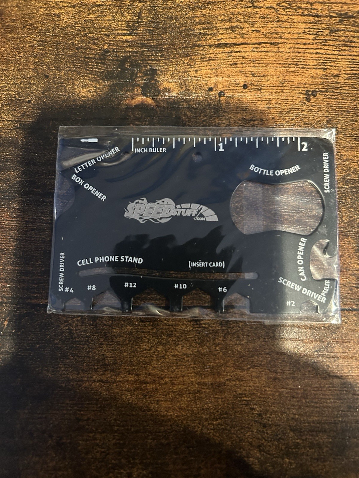 18 in 1 Wallet Multitool - Best Credit Card-Sized Tool for Emergencies - Black