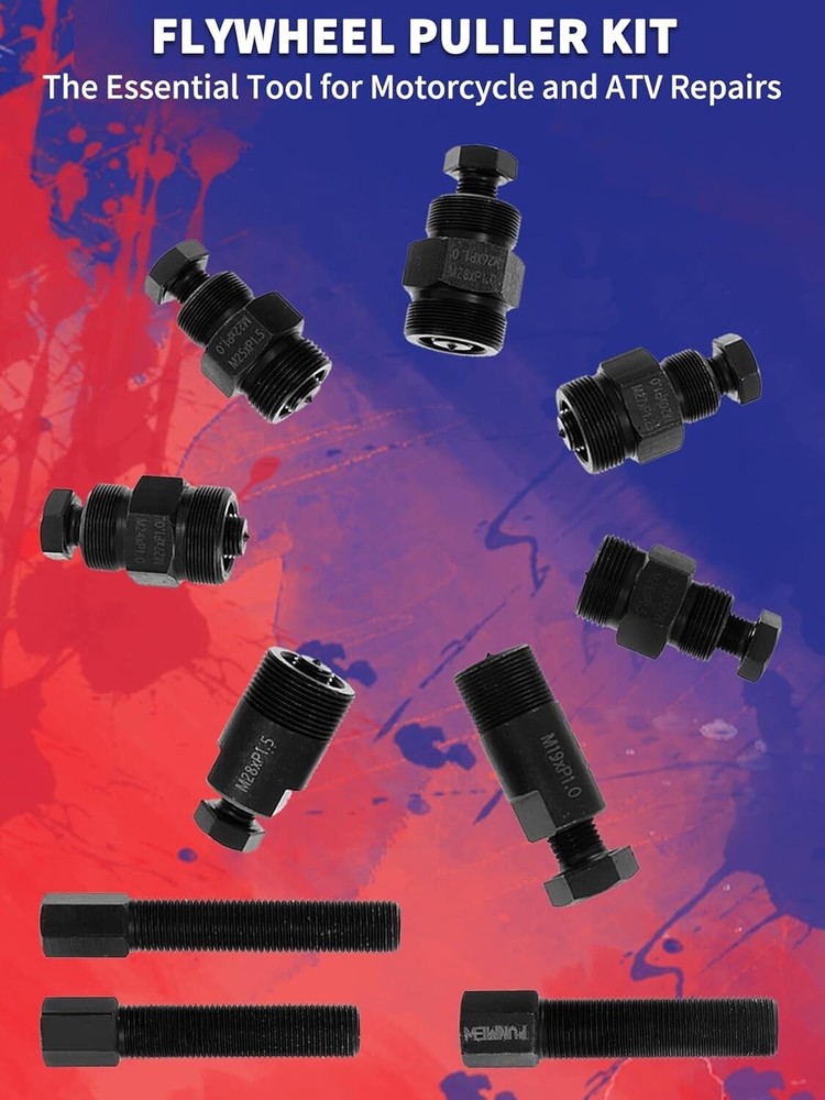10PCS Motorcycle Flywheel Puller | Universal Set for...