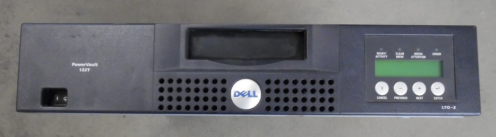 DELL POWERVAULT 122T TAPE DRIVE AUTOLOADER