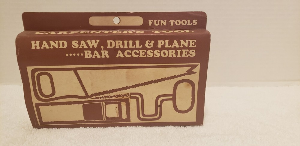 VINTAGE CARPENTER TOOLS BAR ACCESSORIES SET