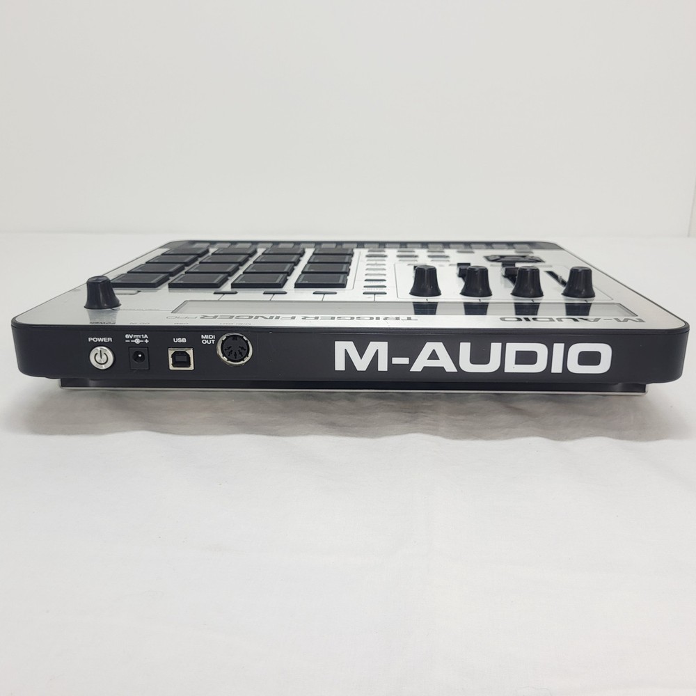 M-AUDIO Trigger Finger Pro MIDI Pad Controller 16 Step Sequencer 64 Sounds+Cords