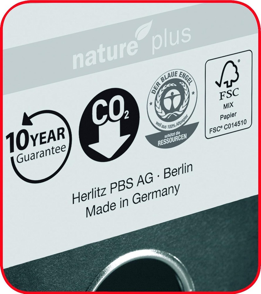 Ordner A4 maX. File Nature Plus 8 cm Black