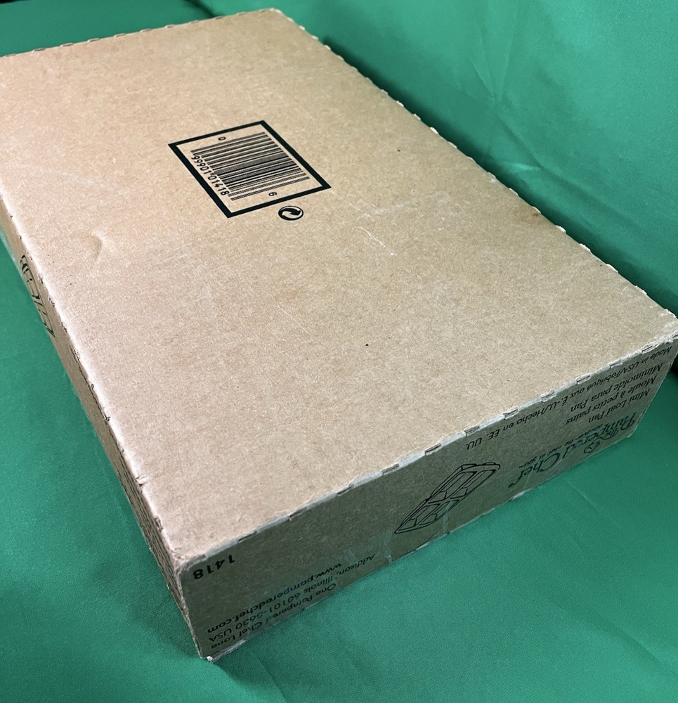 Pampered Chef 1418 Stoneware 4 Mini Loaf Bread Pan – New Open Box