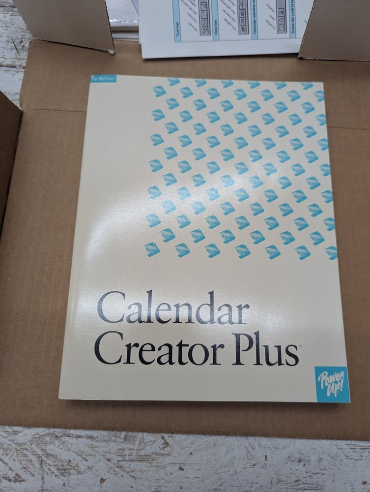 Calendar Creations Computer Software Vintage 3.5 Floppy