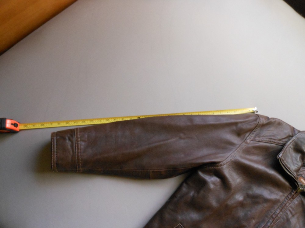 Wilson Large Brown Leather Jacket with Thinsulate Lining