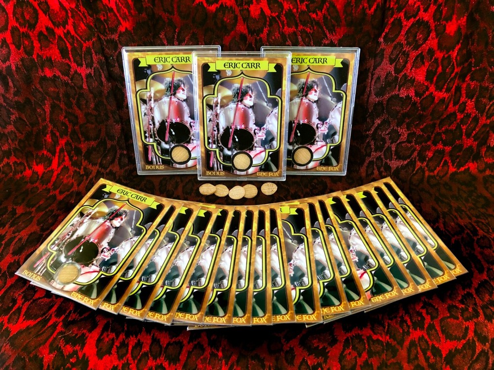 KISS - ERIC CARR  Official Played Drumstick Trading Card - New for 2025 w/case!!