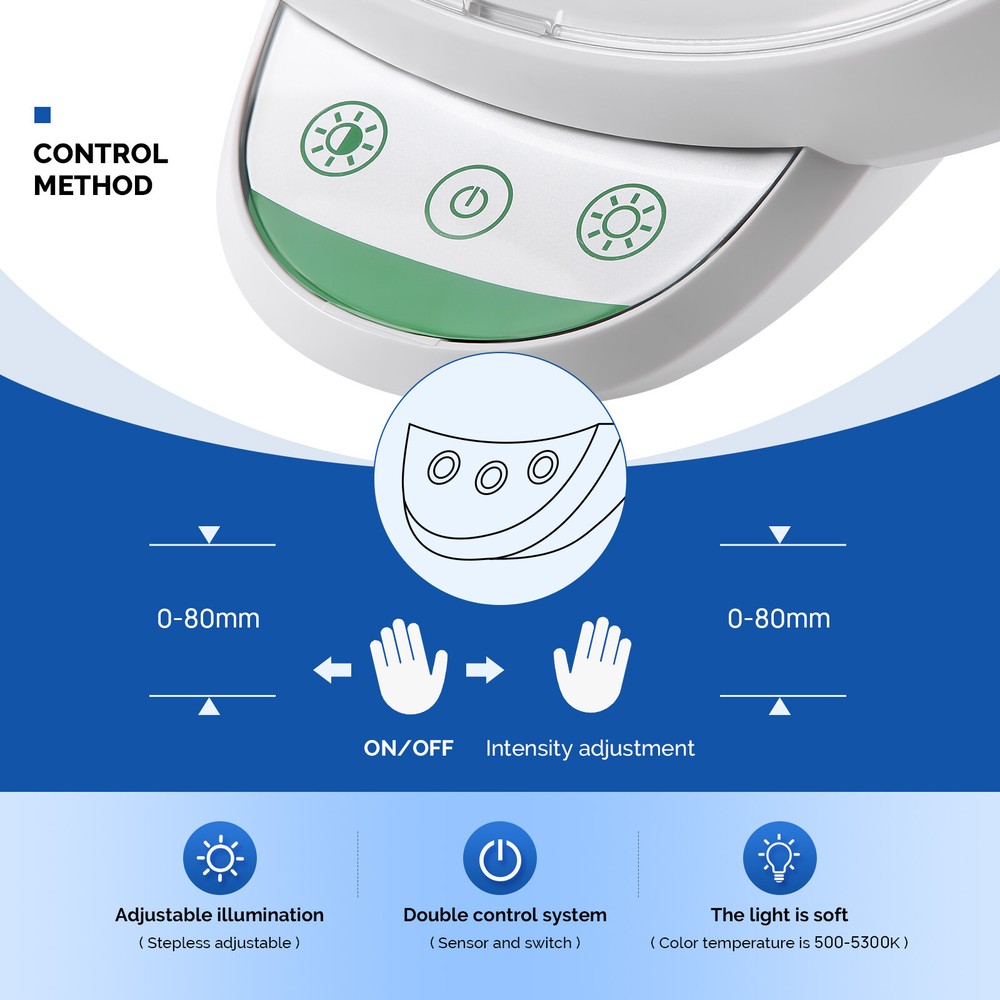 COXO Dental Oral Light Operating Light 6 LED Induction Double Control System