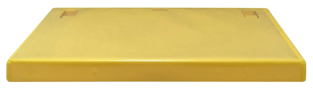 100 STANDARD Solid Yellow Color Single DVD Cases & 100 OPP Bags
