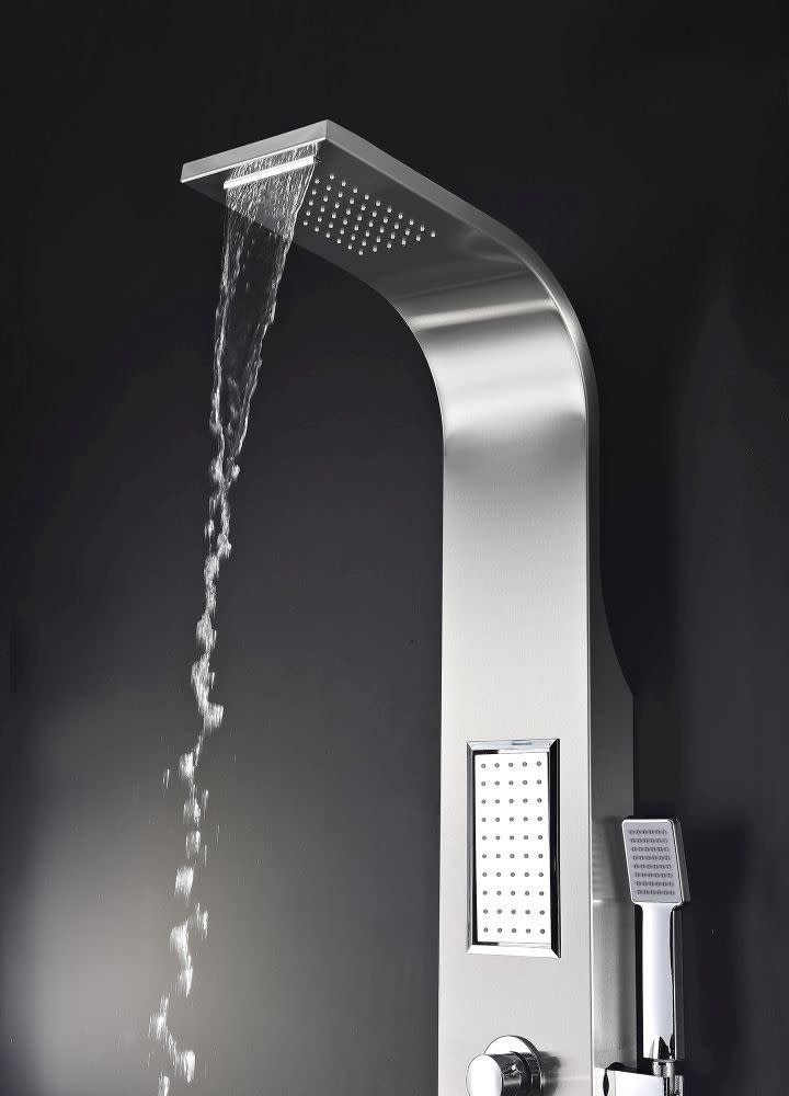 Anzzi SP-AZ042 Field 63" Thermostatic Shower Panel - Silver