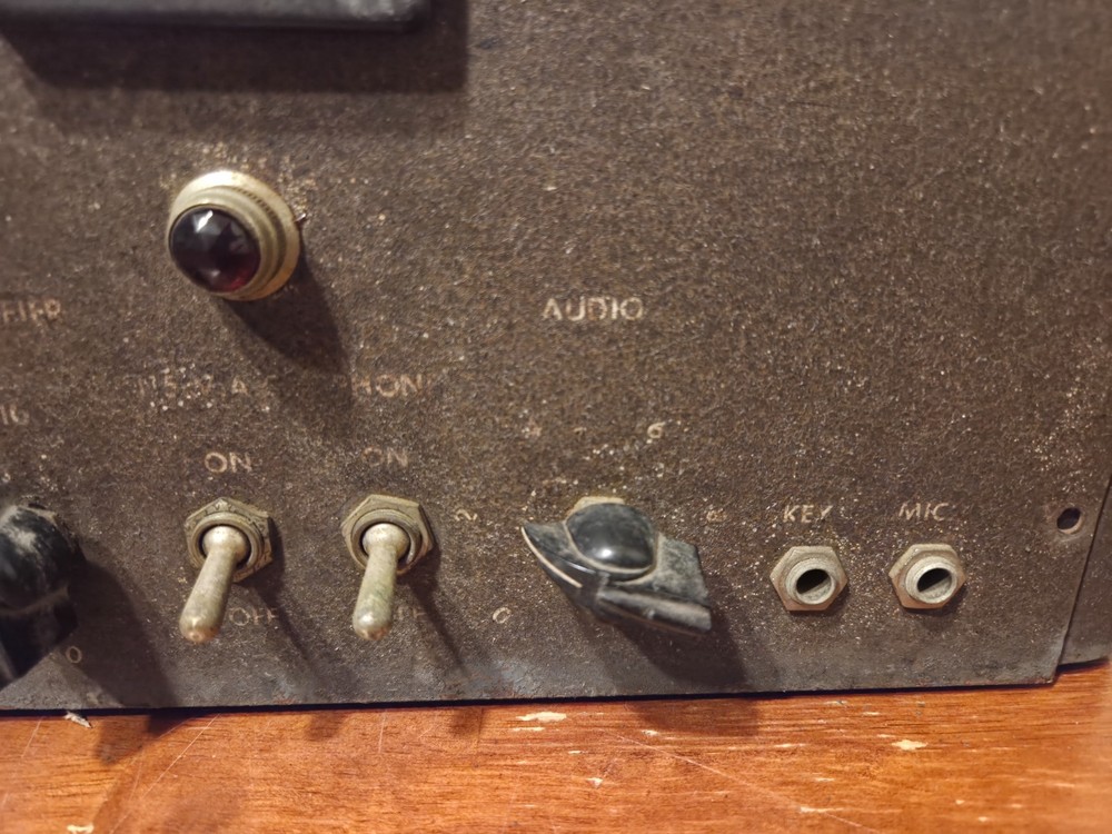 Lettine Radio Model 240 Ham Transmitter 807 Tube 40W AM CW POWERS ON w/ Flyer