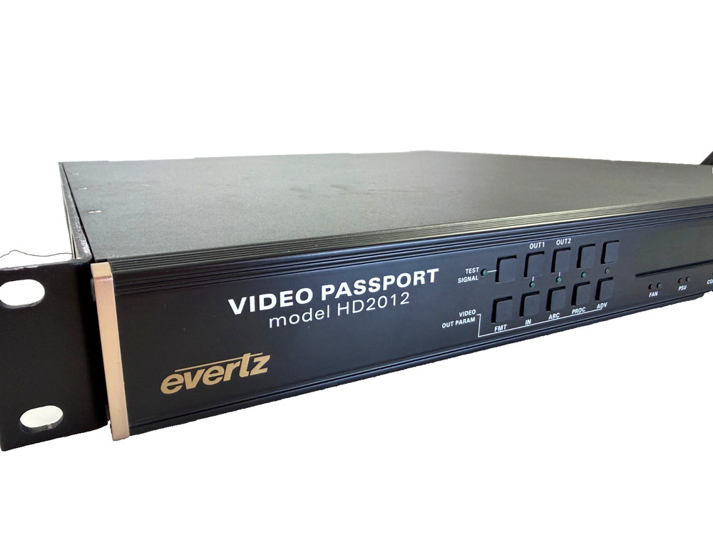 Evertz PassPort HD2012 Multi-Path Video Converter Frame Synchronizer *Power Test