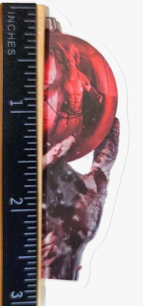 Krampus Horror Water Resistant Sticker