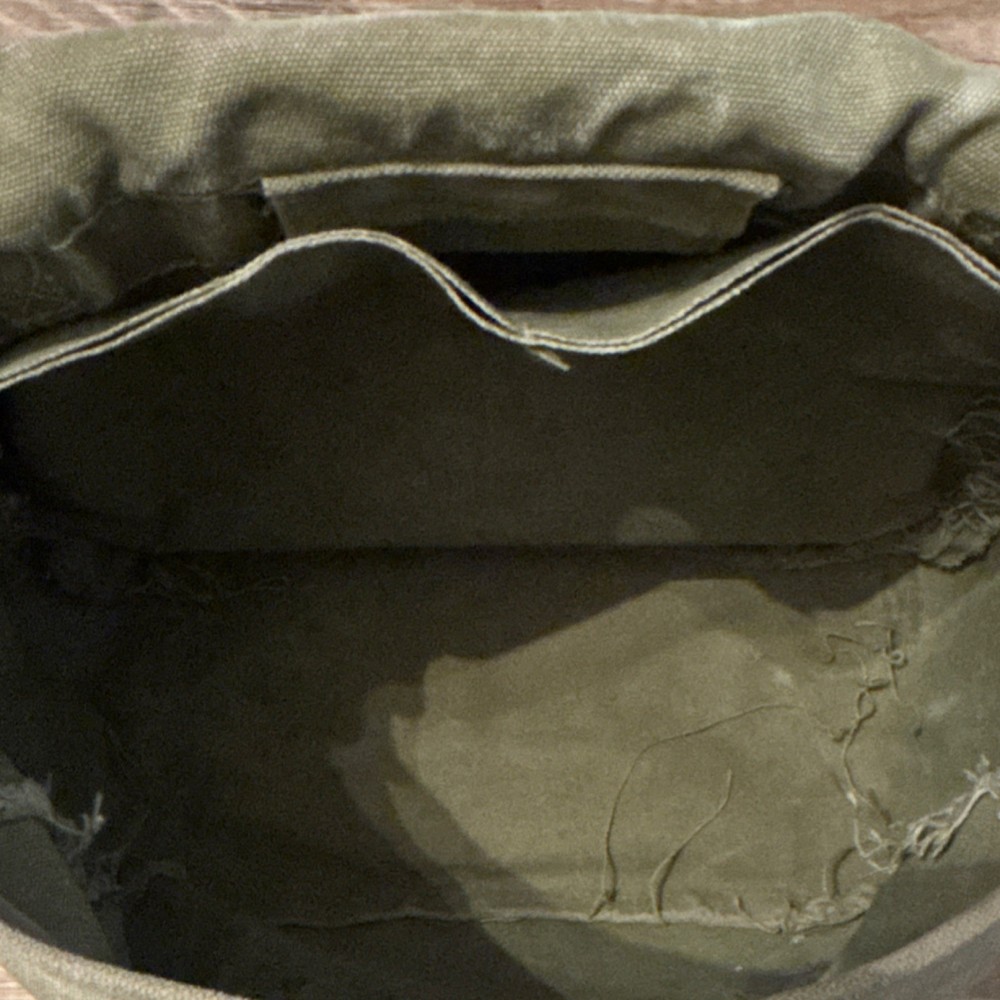 US Army WWII Canvas Musette Bag Dated 1943