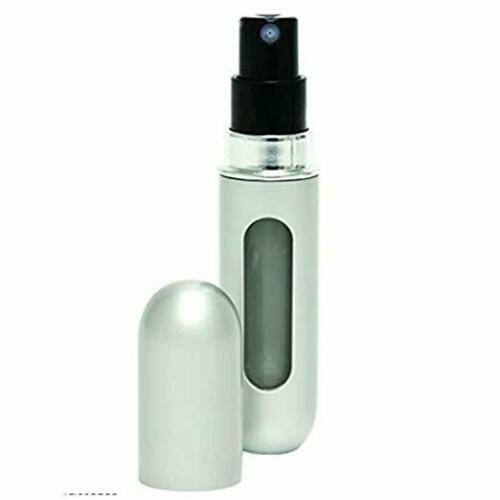 3Pcs 5ml Mini Refillable Travel Portable Perfume Atomizer Bottle Spray Pump Case