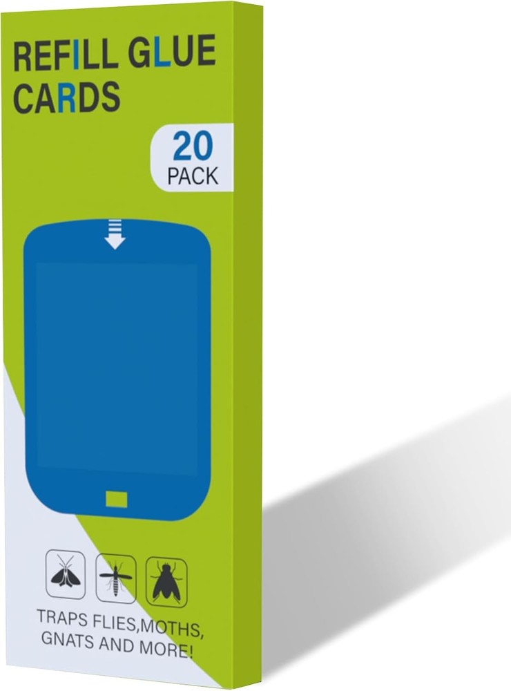 20 Pcs Fly Trap Refills Wondercide Compatible Glue Cards