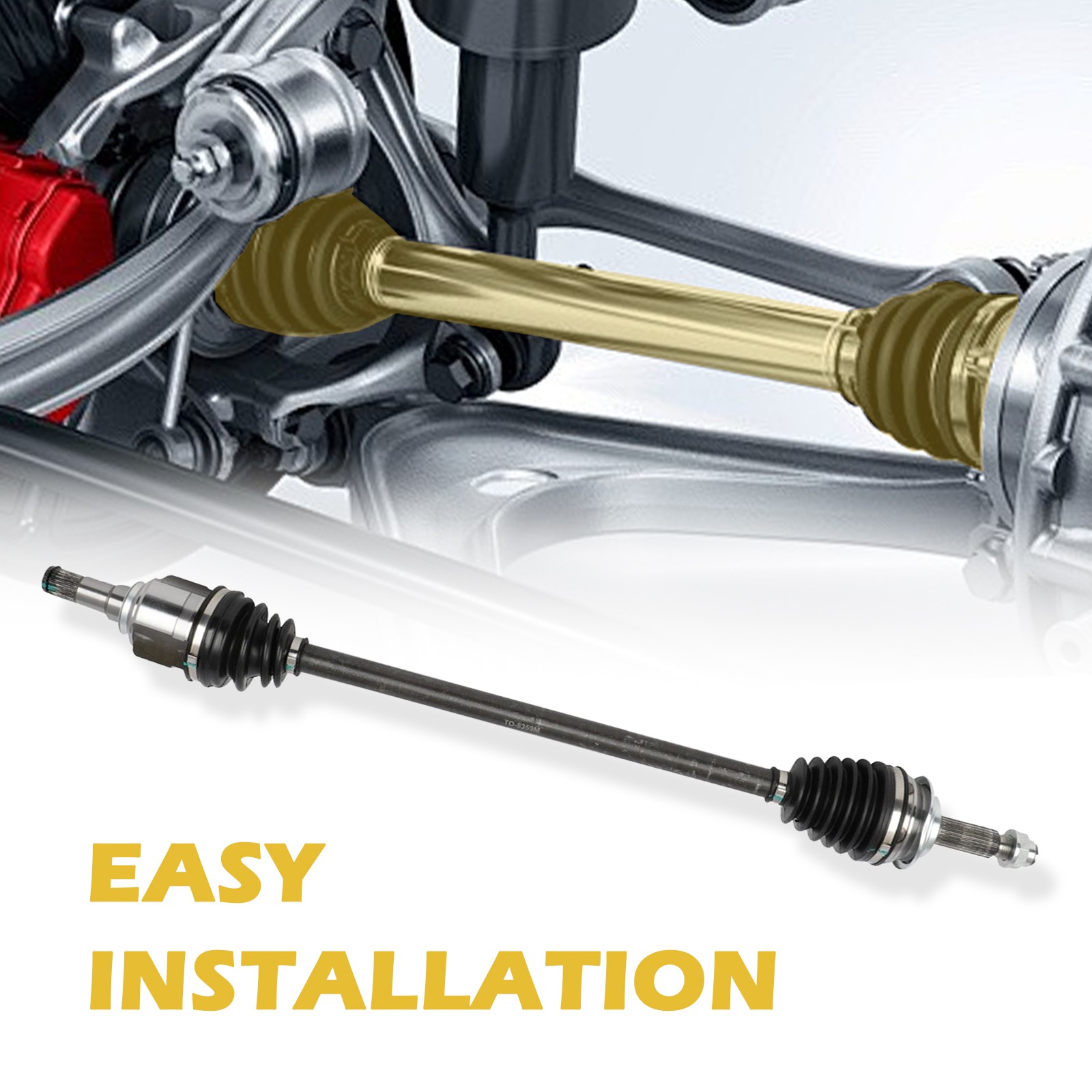 2pcs For Toyota Yaris L4 1.5L 2006-2014 Front Left & Right CV Axle Shafts