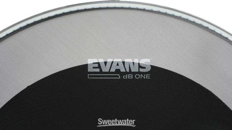 Evans dB One Low Volume Bass Drumhead - 20-inch