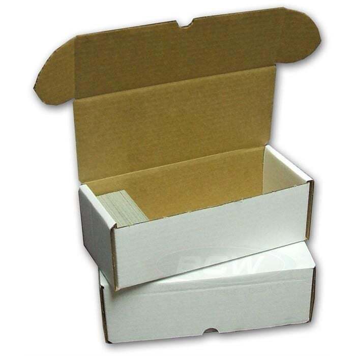 5 BCW 500 Count Card Storage Boxes