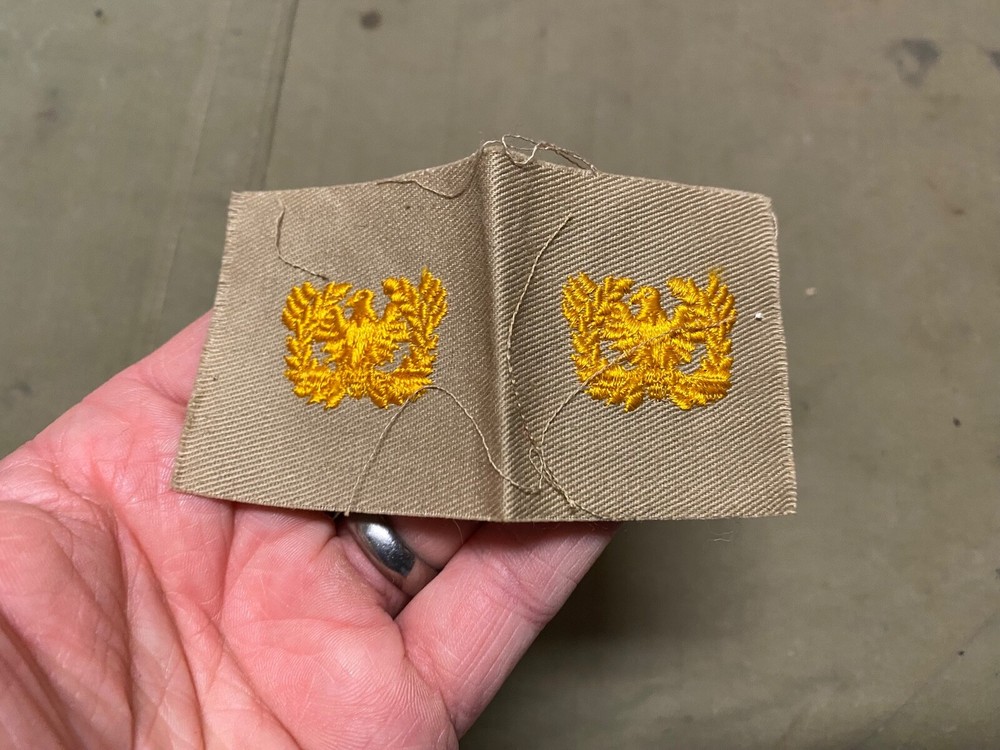 ORIGINAL WWII US ARMY CLASS A JACKET & SHIRT SEW ON "FLIGHT" OFFICER INSIGNIA