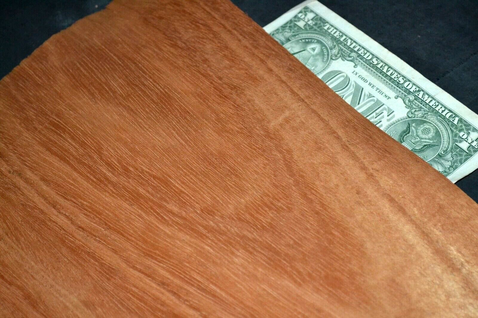 Mahogany Raw Wood Veneer Sheet 9.5 x 18 inches 1/42nd M4673-44