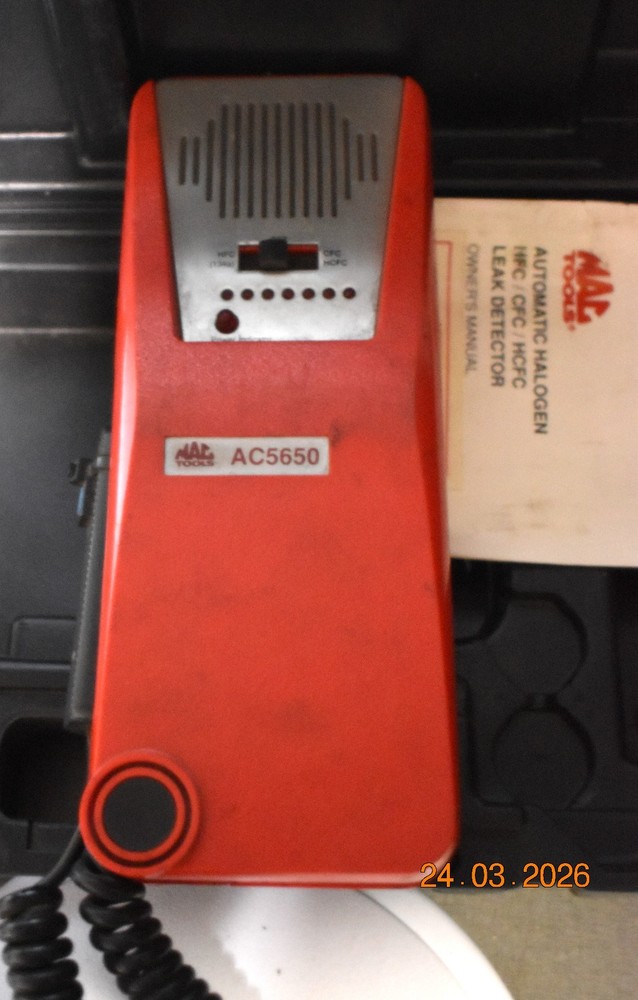 MAC TOOLS AUTOMATIC HALOGEN LEAK DETECTOR AC5650 WITH EXTRA TIP WORKS