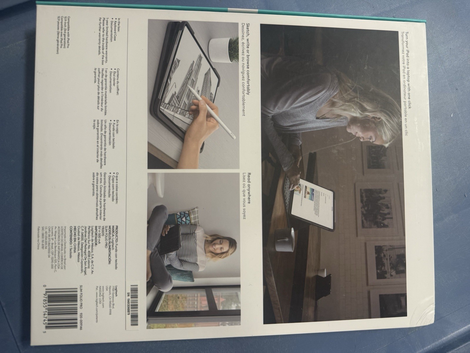 Logitech Slim Folio Pro for iPad Pro 12.9" (3rd Generation) with Keyboard