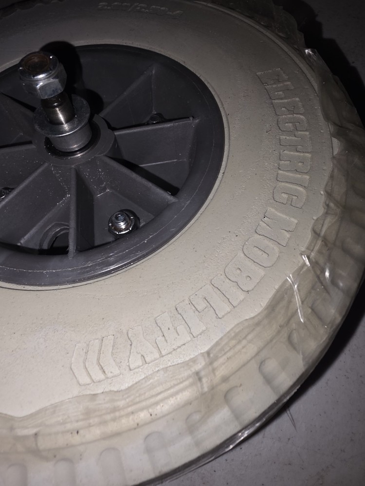 2 Solid Wheel 2.80x2.50-4 Electric Mobility KIK Tires NEW