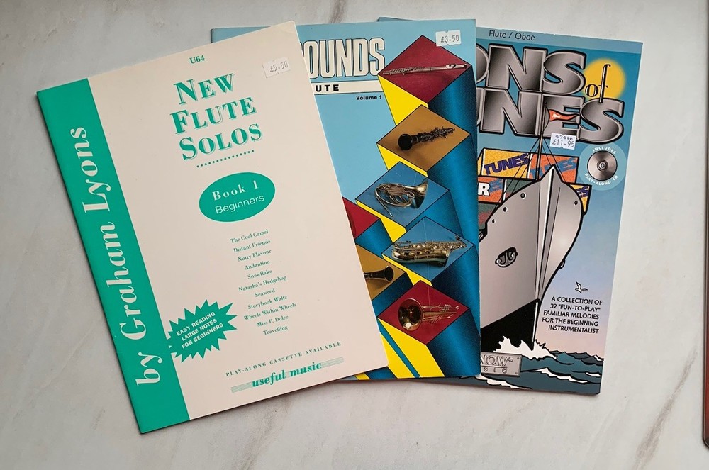 Flute ~ Sheet Music Book Trio Bundle