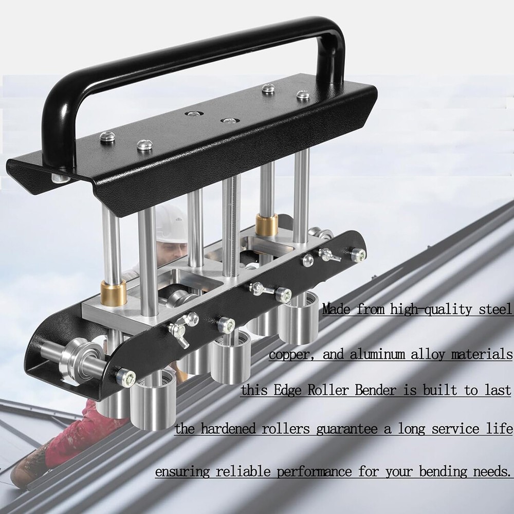 Three-Station Edge Roller Sheet Metal Edge Roller Bender 90 Degree Bending Angle