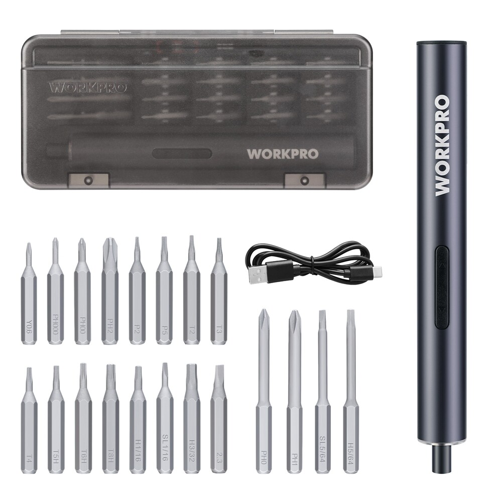 WORKPRO Mini Electric Screwdriver High-Quality Precision Bits for Phone Camera