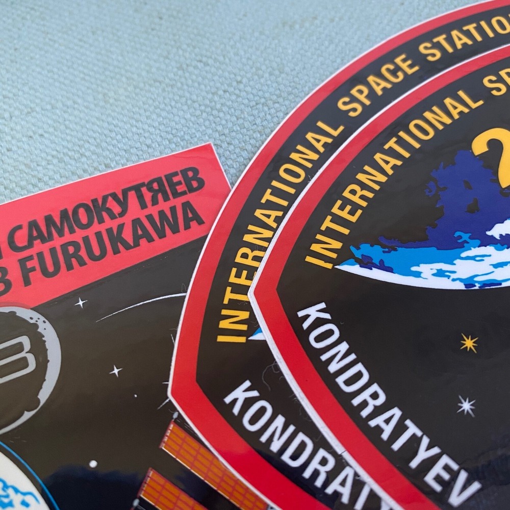 NASA Space Program Expedition ISS Space Station Sticker Lot 20 Crew Patch Logo