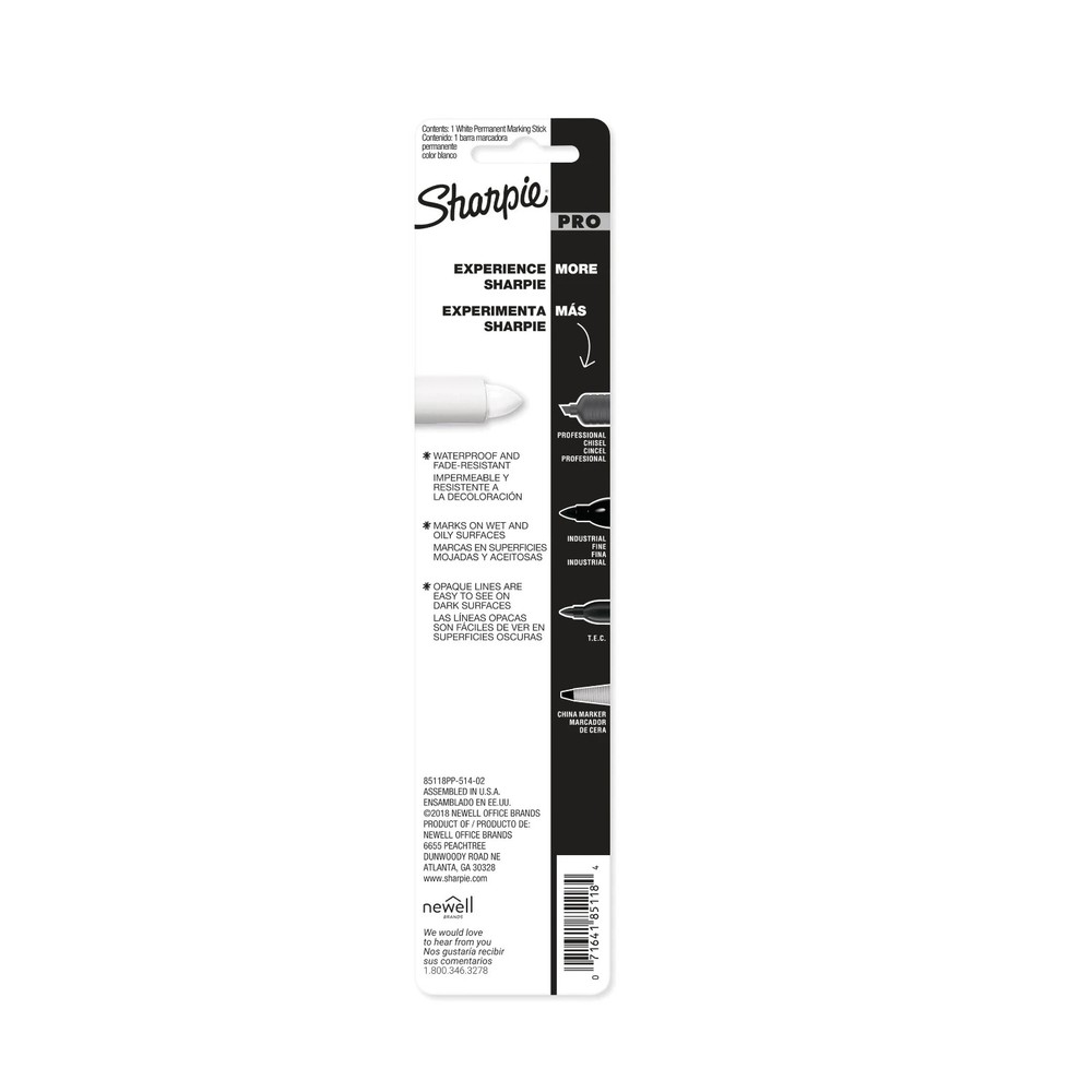 Sharpie Mean Streak Standard White Marker