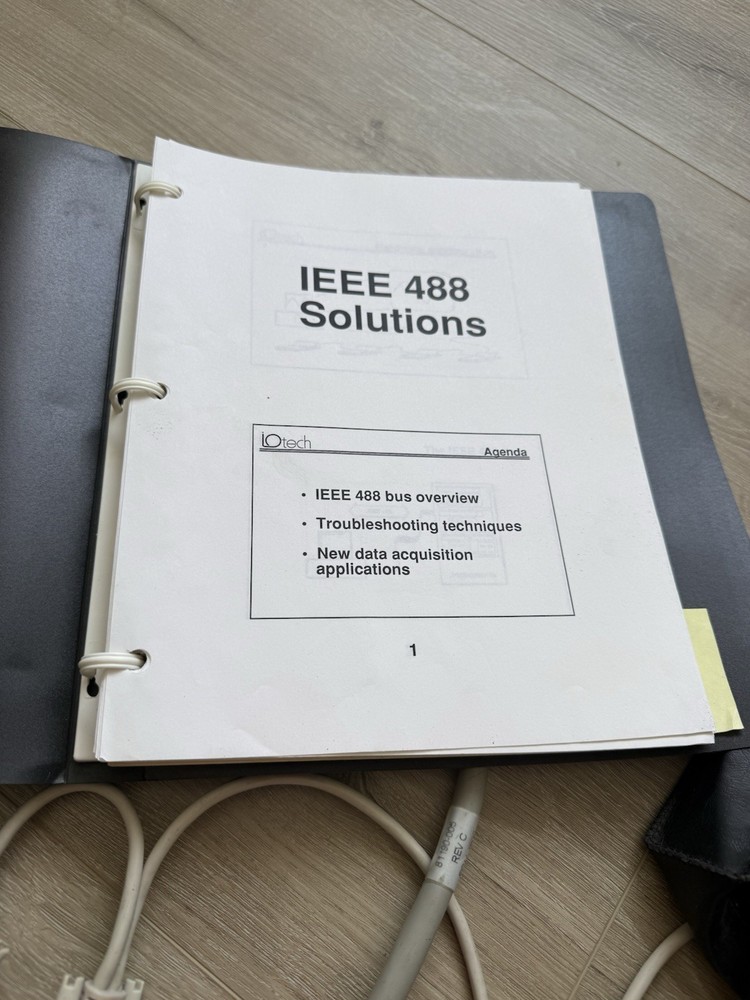 IOtech Analyzer 488 IEEE-488 GPIB Bus Analyzer Lot 2 + Cables Case