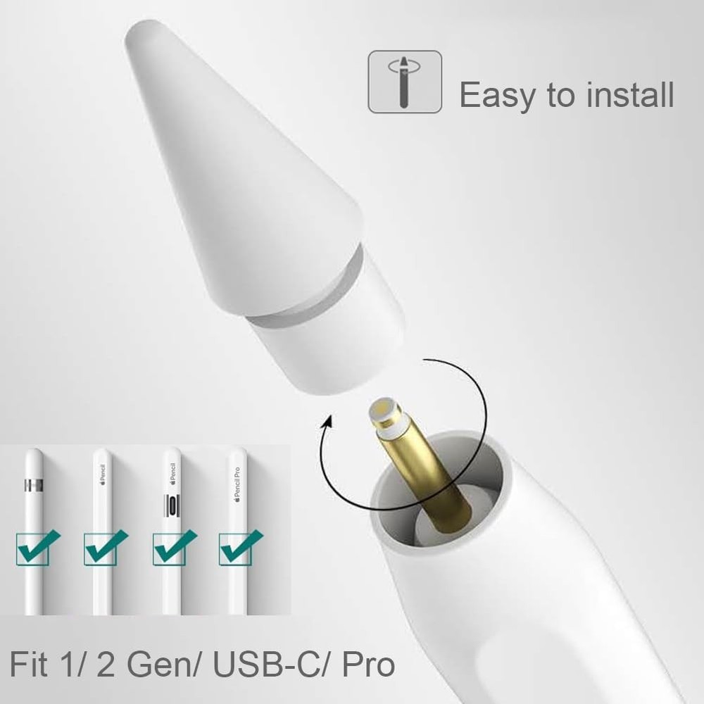 Replacement Tips for Apple Pencil 2nd Generation/ 1st Generation Tips, iPencil N