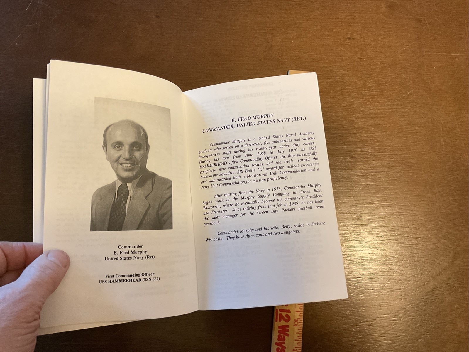 Inactivation Ceremony USS HAMMERHEAD SSN 663 Handout Pamphlet Vintage